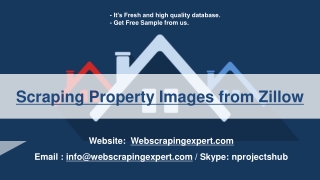 Scraping Property Images from Zillow