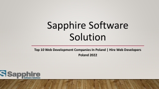 Top 10 Web Development Companies In Poland-Hire Web Developers Poland 2022