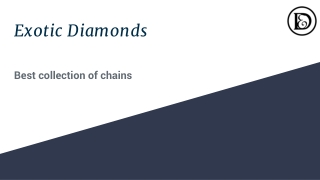 Latest collection of chains
