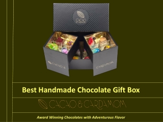 Best Handmade Chocolate Gift Box- Handmade Chocolates Online