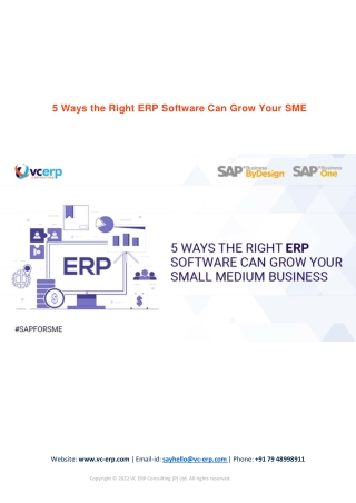 5 Ways the Right ERP Software Can Grow Your SME