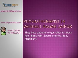 Choose The Best Physiotherapist in Malviya Nagar Jaipur