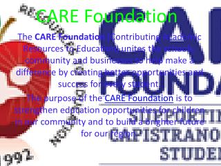 Care Foundation Mission