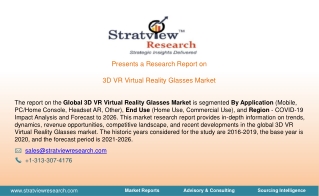 3D VR Virtual Reality Glasses Market is Expected to Grow at an Impressive CAGR