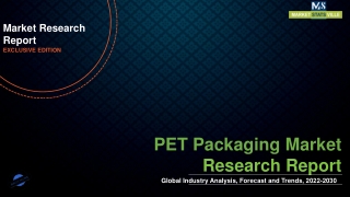 PET Packaging Market Scope and Opportunities Analysis 2021 – 2027