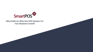 Why Prefer An All In One POS System For Your Business Growth