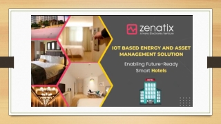 IoT based energy and asset management solution for hotels