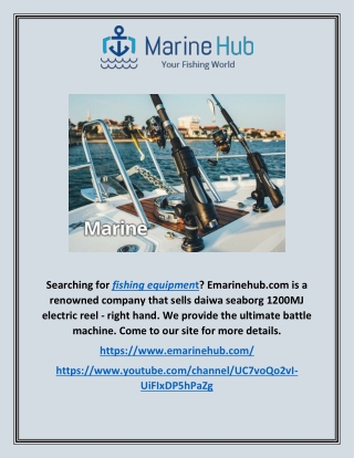 Fishing Equipment | Emarinehub.com