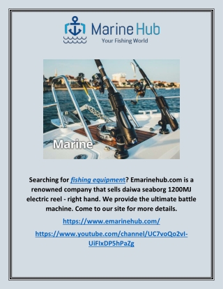 Fishing Equipment | Emarinehub.com