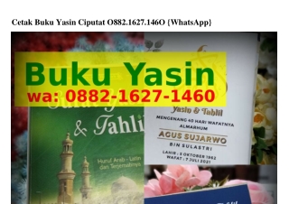 Cetak Buku Yasin Ciputat Ô88ᒿ.1Ꮾᒿ7.14ᏮÔ{WA}
