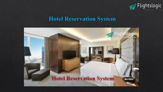 Hotel Reservation System