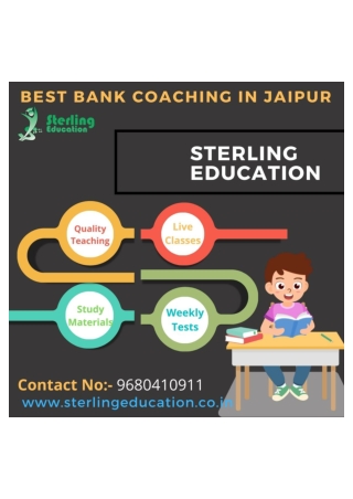 Sterling Education | Top Bank Coaching in Jaipur