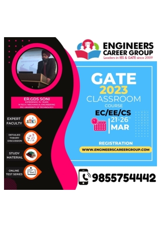Best GATE Coaching In Chandigarh