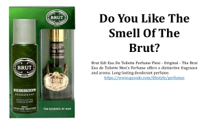 brut the perfect perfume