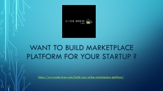 Want to build marketplace platform for your New Marketplace Business