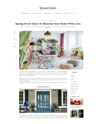 Spring Decor Ideas To Blossom Your Home With Love