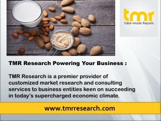 Almond Ingredients: Plant-based And Gluten-free Products Drives The Demand