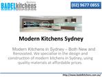 Modern Kitchens Sydney