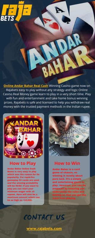 Play Online Andar Bahar Real Cash Win On Rajabets.Com [2022]