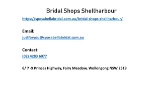 Top Tips To Find The Perfect Wedding Dress Bridal Shops Shellharbour