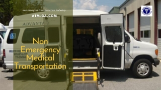 Non Emergency Medical Transportation