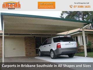 Carports in Brisbane Southside in All Shapes and Sizes