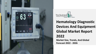 Hematology Diagnostic Devices And Equipment Market Growth, Size, Share Report