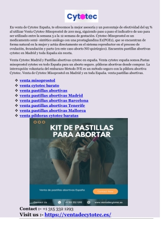 venta pastillas abortivas