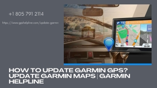 Update Garmin | 1-8057912114 Garmin GPS Not Working -Quick Fix