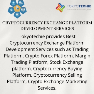 Cryptocurrency Exchange Platform Development Services