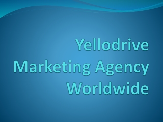 Yellodrive Marketing Agency Worldwide