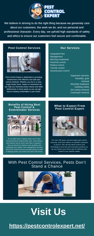 Reliable Pest Management Services - Pest Control Expert