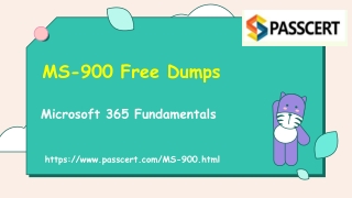 Download 2022 Free Update Microsoft MS-900 Real Dumps