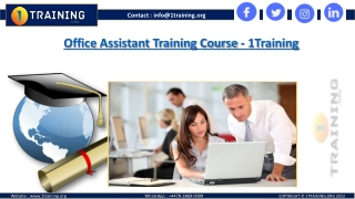 Office Assistant Training Course Online with Certificate by 1Training