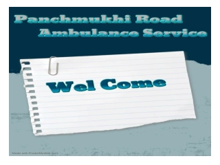 Panchmukhi Road Ambulance Service in Pitampura, Delhi NCR