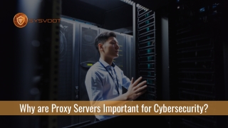Why are Proxy Servers Important for Cybersecurity