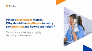 Strategies to Improve Patient Satisfaction | BraveLabs
