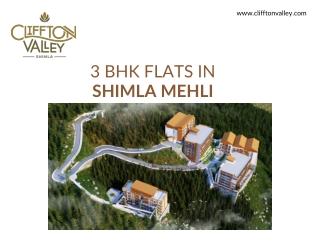 3 BHK flats in  Shimla Mehli