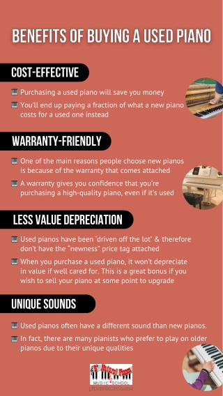 Benefits of Buying a Used Piano