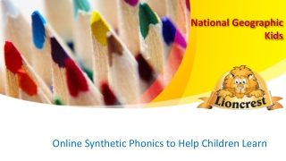 National Geographic Kids_ Online Synthetic Phonics to Help Children Learn