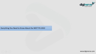 Everything You Need to Know About the NEET PG 2022