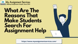 Why Students Search For Assignment Help Online