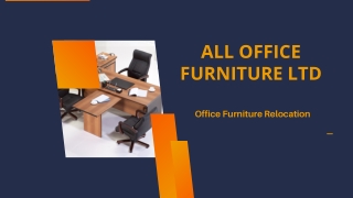 Office Furniture Relocation