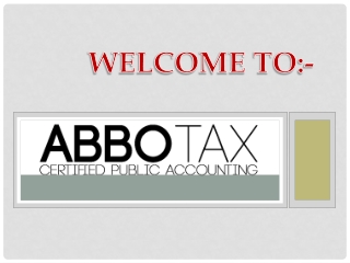 Business & Individual Tax Preparation in San Diego by Abbo Tax