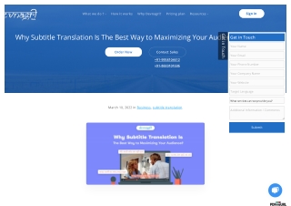 Why Subtitle Translation Is The Best Way to Maximizing Your Audience