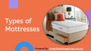 Types of Mattresses