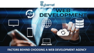 Factors Behind Choosing A Web Development Agency