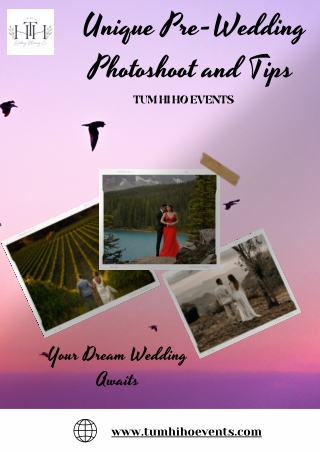 Unique Pre-Wedding Photoshoot and Tips