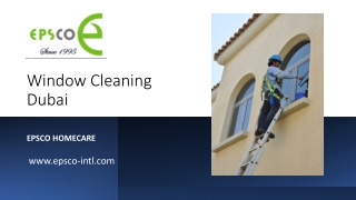 Window Cleaning Dubai