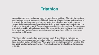 Triathlon